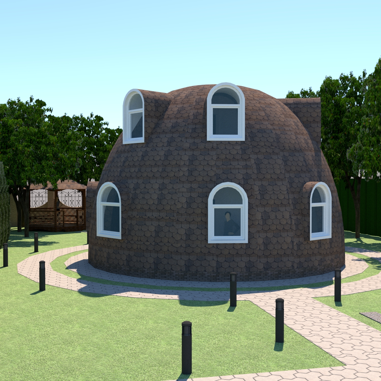 9м Купольный дом